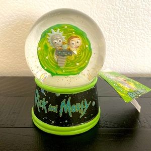 NEW Rick and Morty Snow Globe